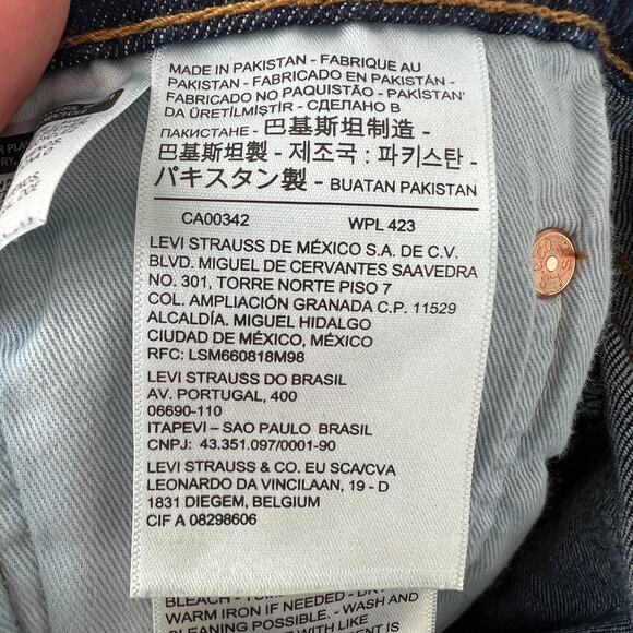 Levi's 541 Mens Athletic Fit Tapered Leg Denim Jeans Stretch Blue Size W32 - Picture 7 of 9